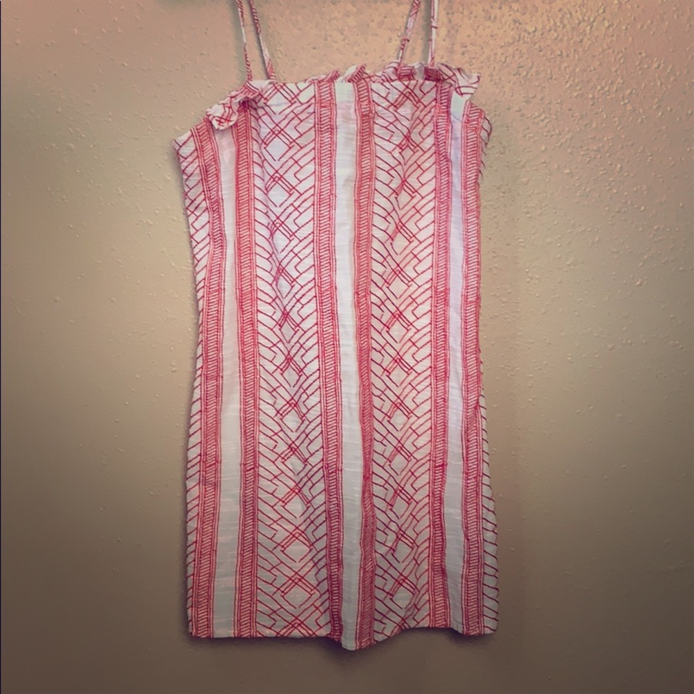 Dolce vita red and white dress